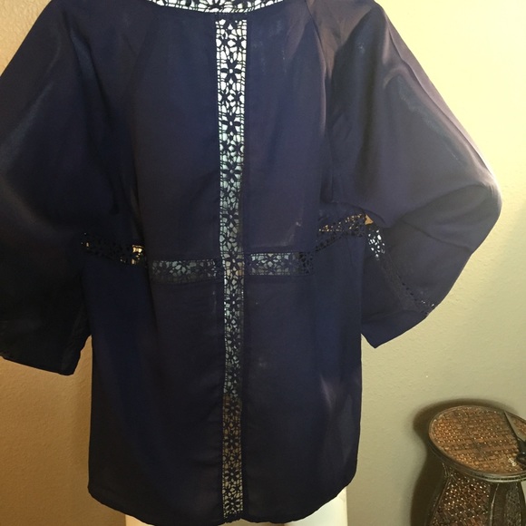 Forgotten Grace navy kimono - Picture 5 of 6